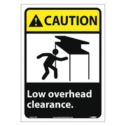 Nmc Caution Low Overhead Clearance Sign CGA31PB