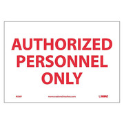 Nmc Authorized Personnel Only Sign, M38P M38P