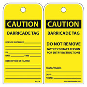 Nmc Caution Barricade Tag TAR160