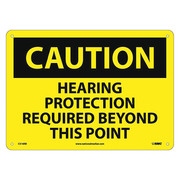 Nmc Caution Hearing Protection Required Sign C516RB