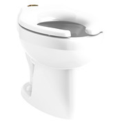 Kohler Toilet Bowl, Flush 1.1 to 1.6 gal., White K-96053-SS-0