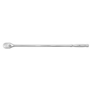 Sk Professional Tools 1/2" Drive 90 Geared Teeth Pear Head Style Hand Ratchet, 24" L, Chrome Finish 80222