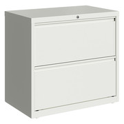 Hirsh 2 Drawer Lateral File Cabinet, White, Legal/Letter 23696