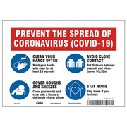 Condor Prevent The Spread Of Coronavirus Sign, HWB716T0710 HWB716T0710