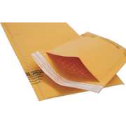 Jiffylite Bubble Mailer, Paper, 13-1/4"L, Kraft, PK100 100018417