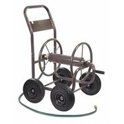 Enclosed Spring Garden Center Water and Pneumatic Hose Reel with 50-Foot  1/2-Inch ID Hose, 96840-IND