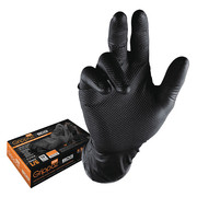 Bdg Disposable Gloves, Nitrile, Black, 50 PK 99-1-6000B-X2L