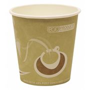 Eco-Products Hot Cup 10oz., Tan, Paper, Pk50 EP-BRHC10-EWPK