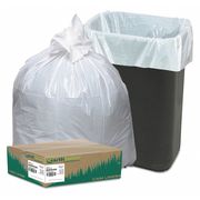 Earthsense Commercial 13 gal Trash Can Liners, 24 in x 33 in, Extra Heavy-Duty, 0.85 mil, White, 150 PK RNW1K150V