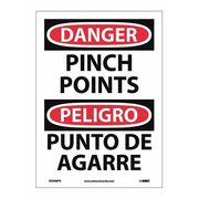 Nmc Danger Pinch Points Sign - Bilingual ESD686PB