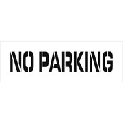 Nmc No Parking Stencil, PMS42 PMS42