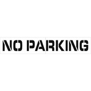 Nmc No Parking Stencil, PMS46 PMS46