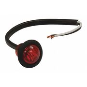 Buyers Products .75 Inch Round Marker Clearance Lights - 3 LED Red With Stripped Leads-Retailed 5627517