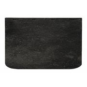 Buyers Products Mudflap, HD, Black, Rubber, 18x12", PK2, 2 PK B1812LSP