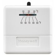 Honeywell Home Heat Only Non Programmable Thermostat, Wall Mount, 24/750mVAC CT30A1005/E1