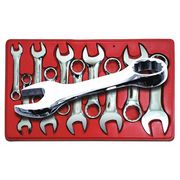 V-8 Tools Stubby Wrench Set, 7/16 - 1", 10 pcs. 710