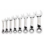 Williams Williams Ratchet Wrench Set, Stubby, 8 pcs. WS-1168RCS