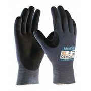 Pip Cut Resistant Coated Gloves, A3 Cut Level, Nitrile, XS, 12PK 44-3745/XS