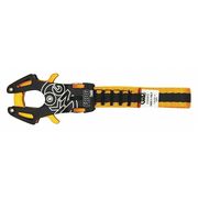 Kong Usa Directional Connector Carabiner, Auto-Lock, 86mm Length, Aluminum Alloy, Black/Orange 24016NOO0KK