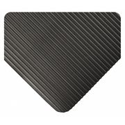 Wearwell Kleen Sweep Mat, Black, 4 ft. W x 391.18X4X93BK