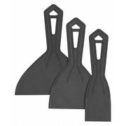 Warner Putty Knives Set, Plastic, 3 pcs. 8150