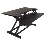 Victor Technology Compact Standing Desk Riser, Black DCX610