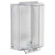 Safety Technology International Surface Mount Clear Poly Enclose Protective Cover 4inD STI-13200NC