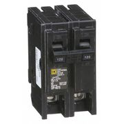 Square D Miniature Circuit Breaker, HOM Series 125A, 2 Pole, 120/240V AC HOM2125