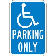 Lyle ADA Handicapped Parking Sign, 18" x 12, HC-CA01-12HA HC-CA01-12HA