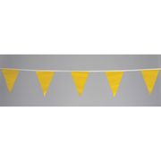 Cortina Safety Products Pennants, Vinyl, Yellow, 60 ft. 03-405-60