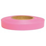 Zoro Select Flagging Tape, Pink Glo, 150ft x 1/2 In N-PG-200