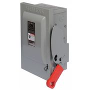 Siemens Nonfusible Safety Switch, Heavy Duty, 600V AC, 3PST, 200 A, NEMA 1 HNF364