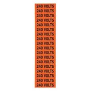Brady Voltage Card, 18 Marker, 240 Volts 44310