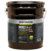 Rust-Oleum Interior/Exterior Paint, High Gloss, Oil Base, White, 5 gal 2766300