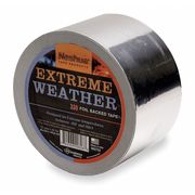 Nashua Extreme Weather Foil Tape, 1 7/8 in W x 50 1/4 yd L, 3.5 mil Thick, Silver, 330X, 1 Pk 330X