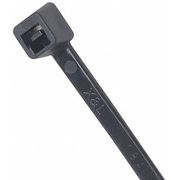 Power First Heavy Duty Cable Tie, 12 in L, 0.30 in W, Nylon 6/6, Black, Indoor, Outdoor Use, 100 Pack 36J164