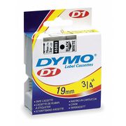 Dymo Adhesive Label Tape Cartridge 3/4" x 23 ft., Black/White 45803