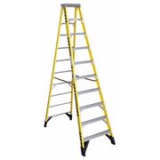 Werner 10 ft Fiberglass Stepladder, 375 lb Capacity 7310