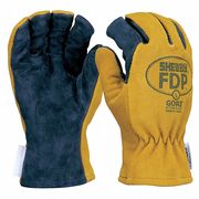 Shelby Firefighters Gloves, L, Pigskin Lthr, PR 5226L