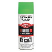 Rust-Oleum Spray Paint, Fluorescent Green, Gloss, 12 oz 1632830