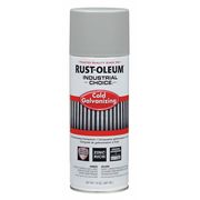 Rust-Oleum Spray Paint, Galvanized Zinc, Flat, 14 oz 1685830