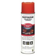 Rust-Oleum Precision Line Marking Paint, 20 oz, Alert Orange, Water -Based 203035