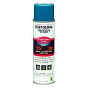 Rust-Oleum Precision Line Marking Paint, 20 oz, Caution Blue, Water -Based 203031