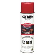 Rust-Oleum Precision Line Marking Paint, 20 oz, Safety Red, Water -Based 203038