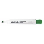 Universal Dry Erase Marker, Chisel Tip Green PK12 UNV43654