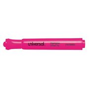 Universal Highlighter, Chisel Tip, Fluorescent Pink PK12 UNV08865