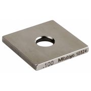 Mitutoyo Gage Block, Square, Steel, 0.100 In, ASME 0 614191-531