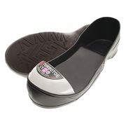 Impacto Turbotoe Steel Toe Cap, Overshoes, PVC, Black/White, Men's Size 6-7, Women's Size 8-9, 1 Pair TTS