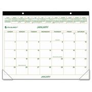At-A-Glance 22 x 17" Desk Pad/Wall Calendar, White AAGGG250000