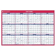 At-A-Glance 24 x 36" Yearly Wall Calendar, Blue/Red AAGPM2628